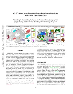 CLIP$^2$: Contrastive Language-Image-Point Pretraining from Real-World
  Point Cloud Data