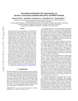 DR.CPO: Diversified and Realistic 3D Augmentation via Iterative
  Construction, Random Placement, and HPR Occlusion