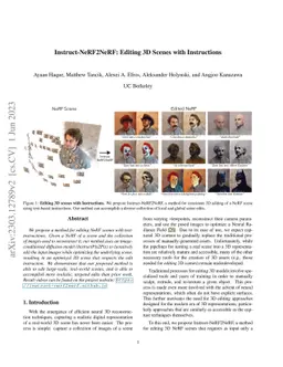 Instruct-NeRF2NeRF: Editing 3D Scenes with Instructions