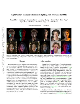 LightPainter: Interactive Portrait Relighting with Freehand Scribble