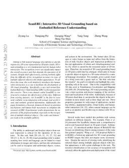 ScanERU: Interactive 3D Visual Grounding based on Embodied Reference
  Understanding