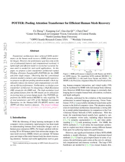POTTER: Pooling Attention Transformer for Efficient Human Mesh Recovery