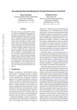 Reevaluating Data Partitioning for Emotion Detection in EmoWOZ