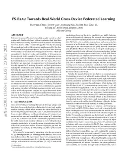 FS-Real: Towards Real-World Cross-Device Federated Learning