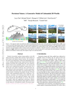 Persistent Nature: A Generative Model of Unbounded 3D Worlds