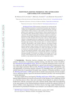 Bootstrap-Assisted Inference for Generalized Grenander-type Estimators