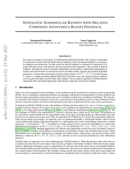 Stochastic Submodular Bandits with Delayed Composite Anonymous Bandit Feedback