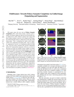 FishDreamer: Towards Fisheye Semantic Completion via Unified Image
  Outpainting and Segmentation