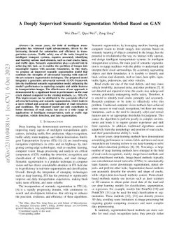 A Deeply Supervised Semantic Segmentation Method Based on GAN