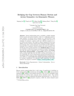 Bridging the Gap between Human Motion and Action Semantics via Kinematic
  Phrases