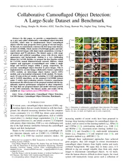 Collaborative Camouflaged Object Detection: A Large-Scale Dataset and
  Benchmark