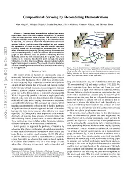 Compositional Servoing by Recombining Demonstrations