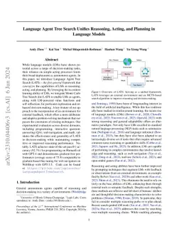 Language Agent Tree Search Unifies Reasoning Acting and Planning in
  Language Models