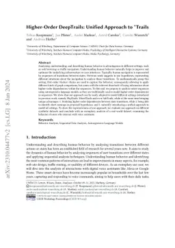 Higher-Order DeepTrails: Unified Approach to *Trails