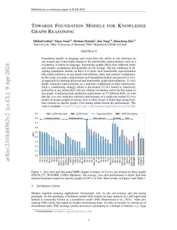 Towards Foundation Models for Knowledge Graph Reasoning