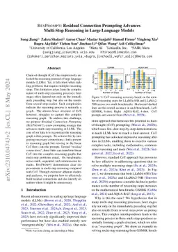 Resprompt: Residual Connection Prompting Advances Multi-Step Reasoning
  in Large Language Models