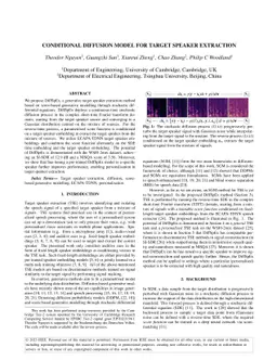 Conditional Diffusion Model for Target Speaker Extraction