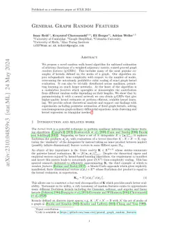 General Graph Random Features