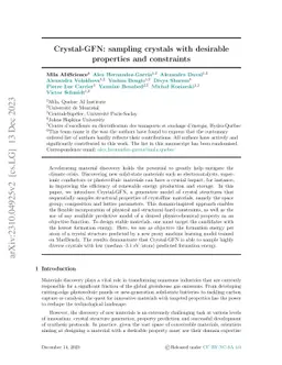 Crystal-GFN: sampling crystals with desirable properties and constraints