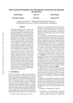 Self-Convinced Prompting: Few-Shot Question Answering with Repeated
  Introspection