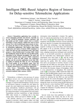 Intelligent DRL-Based Adaptive Region of Interest for Delay-sensitive
  Telemedicine Applications