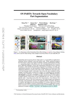 OV-PARTS: Towards Open-Vocabulary Part Segmentation