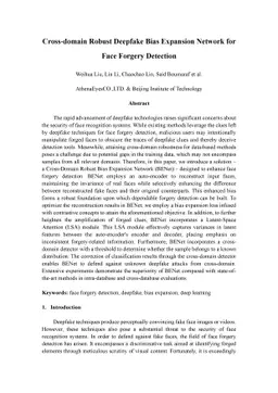 Cross-domain Robust Deepfake Bias Expansion Network for Face Forgery
  Detection