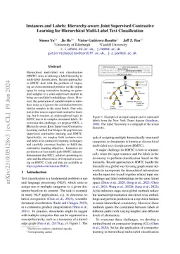 Instances and Labels: Hierarchy-aware Joint Supervised Contrastive
  Learning for Hierarchical Multi-Label Text Classification