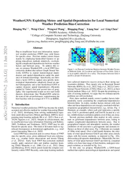 WeatherGNN: Exploiting Meteo- and Spatial-Dependencies for Local
  Numerical Weather Prediction Bias-Correction