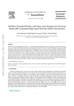 NetTiSA: Extended IP Flow with Time-series Features for Universal
  Bandwidth-constrained High-speed Network Traffic Classification