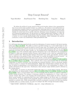 Deep Concept Removal