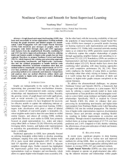 Nonlinear Correct and Smooth for Semi-Supervised Learning