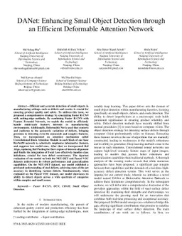 DANet: Enhancing Small Object Detection through an Efficient Deformable
  Attention Network