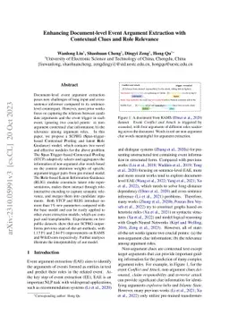 Enhancing Document-level Event Argument Extraction with Contextual Clues
  and Role Relevance