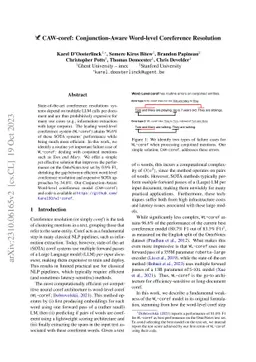 CAW-coref: Conjunction-Aware Word-level Coreference Resolution