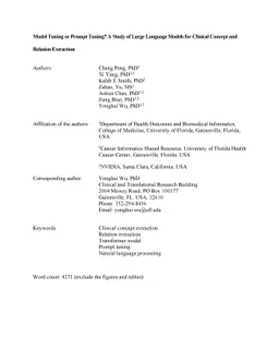 Model Tuning or Prompt Tuning? A Study of Large Language Models for
  Clinical Concept and Relation Extraction