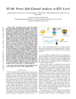 SCAR: Power Side-Channel Analysis at RTL-Level