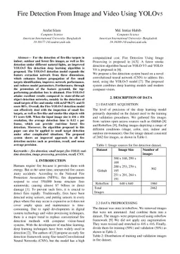Fire Detection From Image and Video Using YOLOv5