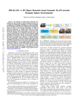 3DS-SLAM: A 3D Object Detection based Semantic SLAM towards Dynamic
  Indoor Environments