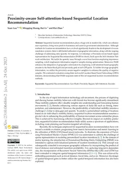 Memory efficient location recommendation through proximity-aware
  representation