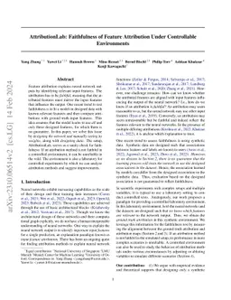 AttributionLab: Faithfulness of Feature Attribution Under Controllable
  Environments