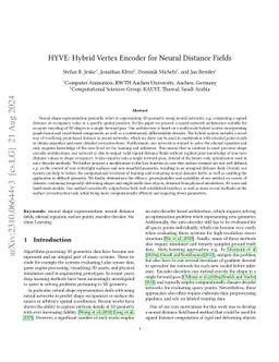 Zero-Level-Set Encoder for Neural Distance Fields