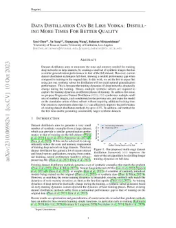 Data Distillation Can Be Like Vodka: Distilling More Times For Better
  Quality