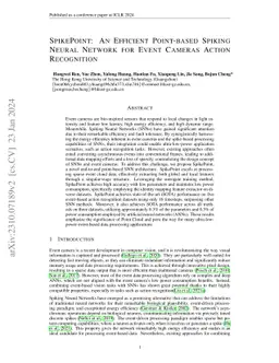 SpikePoint: An Efficient Point-based Spiking Neural Network for Event
  Cameras Action Recognition