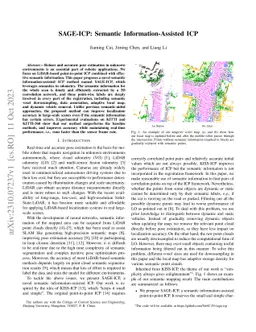 SAGE-ICP: Semantic Information-Assisted ICP
