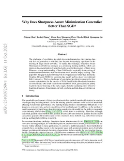 Why Does Sharpness-Aware Minimization Generalize Better Than SGD?