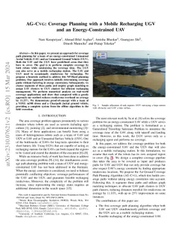 AG-CVG: Coverage Planning with a Mobile Recharging UGV and an
  Energy-Constrained UAV