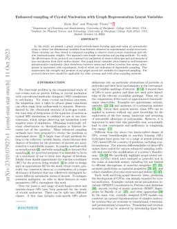Enhanced sampling of Crystal Nucleation with Graph Representation Learnt
  Variables