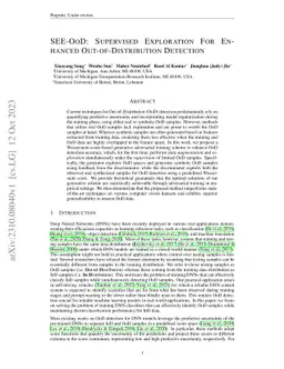 SEE-OoD: Supervised Exploration For Enhanced Out-of-Distribution
  Detection