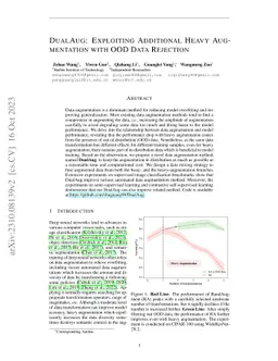 DualAug: Exploiting Additional Heavy Augmentation with OOD Data
  Rejection